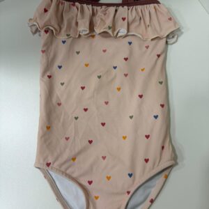 Maio Rosa com Corações Coloridos (12-18 meses)