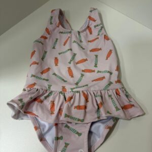 Maio com Babado e Estampa de Bala (12-18 meses)