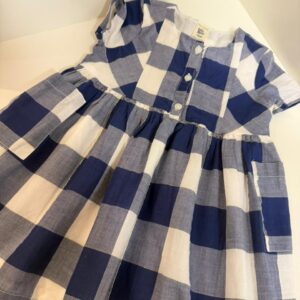 Vestido Xadrez Azul (18 meses)