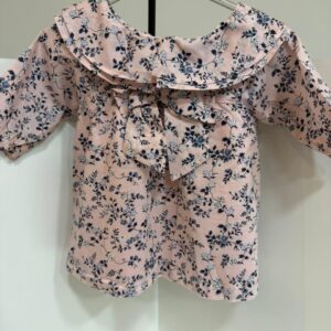 Vestido Floral Rosé com Calcinha (18-24 meses)