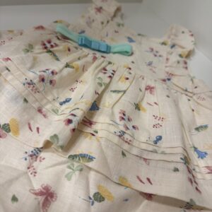 Macaquinho Floral com Babados e Faixa (18-24 meses)