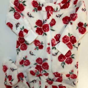 Pijama Plush Floral (3-6 meses)