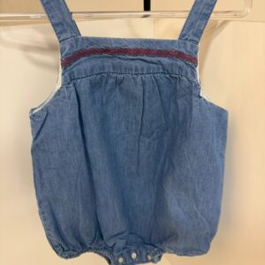 Jardineira Jeans com Alças (18-24 meses)