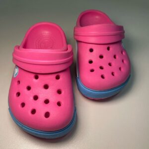 Crocs Rosa com Detalhe em Azul (4c) (19-20)