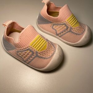 Tênis Infantil Knit Rosa Conforto (17)