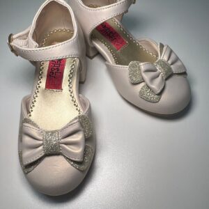 Sapato Boneca com Laço e Brilho (14cm)