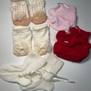 Kit de Meias e sapatinhos Delicados