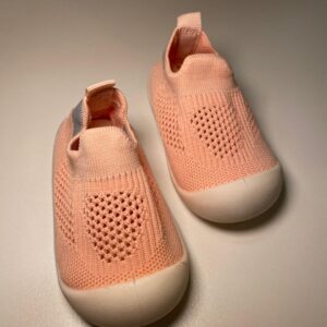 Tênis Knit Confortável Rosé (13)