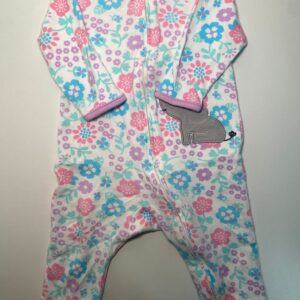 Macacão Infantil Estampado com Flores (Pijama)🌸