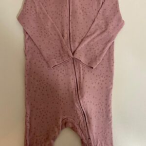 Macacão Infantil em Malha Canelada (3-6 meses)