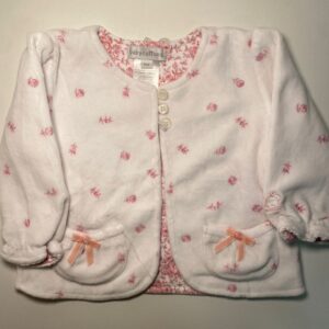 Casaquinho Plush Floral Delicado