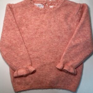 Blusa Tricot Rosa com Babadinhos  ✨