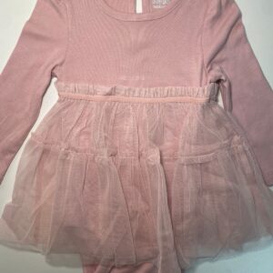 Body Vestido Rosa com Tule – Delicado e Charmoso