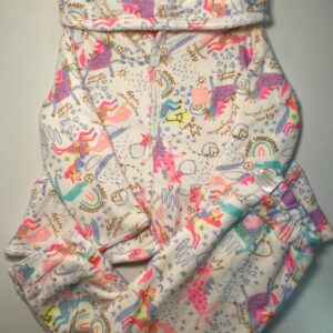 Conjunto Unicórnios Coloridos com Capuz