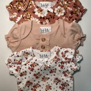 Kit Bodies Florais e Canelado