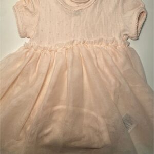 Vestido Body Tule Rosa Delicado