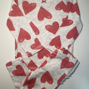 Conjunto Corações Vermelhos