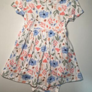 Vestido Floral Delicado com Body