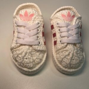 Tênis Pano Adidas Rosa (Mini)