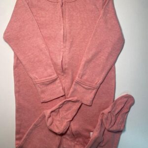 Pijama Longo Rosa Básico com Pezinho 🌸