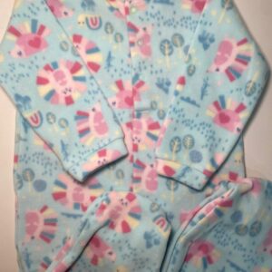 Pijama Soft Azul Estampado (Pezinho) 🦄💙