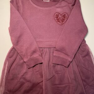 Vestido roxo com tule