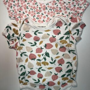 Kit de Bodys Estampados Floral & Frutinhas