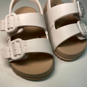 Sandalia Melissa Beje com Branco