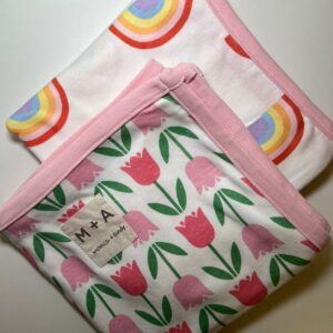 Kit de Mantas Cueiros Estampados