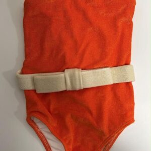 Maiô Infantil Laranja com Cinto