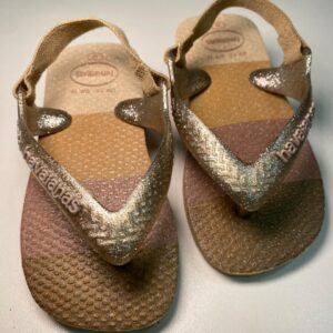 Havaianas Dourada com Glitter