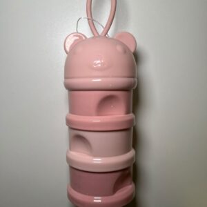 Dosador de Leite em Pó Rosa com Compartimentos
