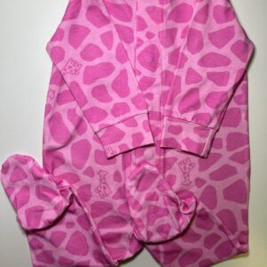 Pijama Rosa com Girafas
