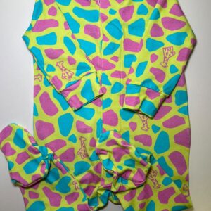 Pijama Infantil Estampa Girafinha Colorida