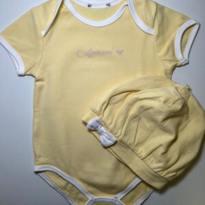 Body Armani Baby com Touca