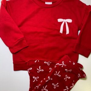 Conjunto Infantil em Moletom Vermelho