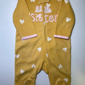 Pijama Plush com Detalhes de Coração