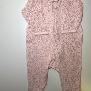 Pijama Rosa com Corações Marrom
