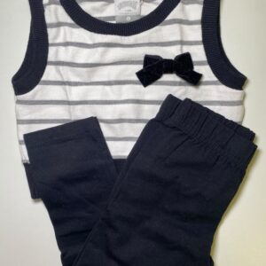 Conjunto Branco com Preto
